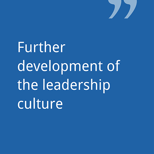 Weiterentwicklung der Führungskultur